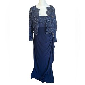 Alex Evenings 2 piece formal gown set size 12